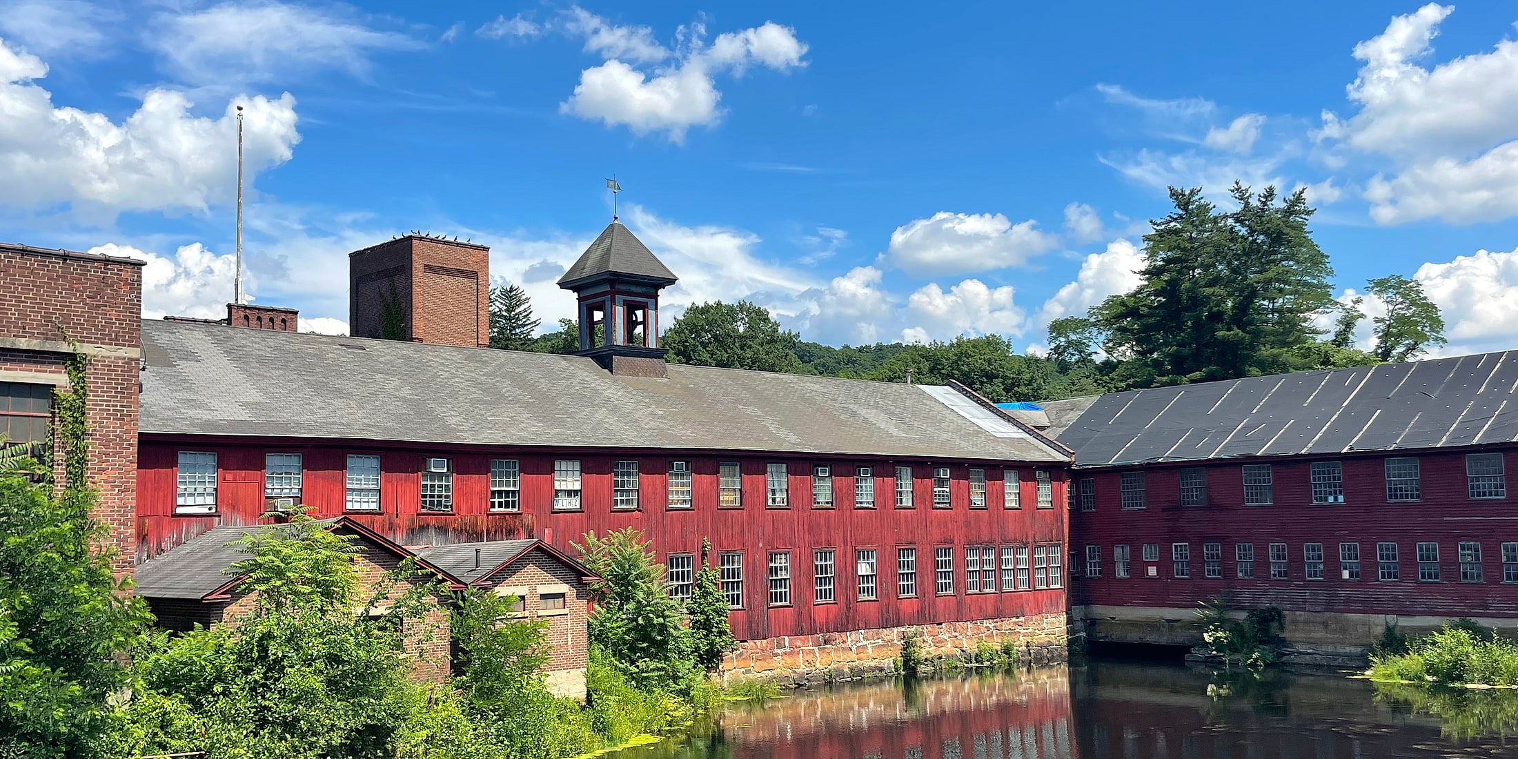 Collins Company axe factory buildings in Collinsville, Canton, Connecticut