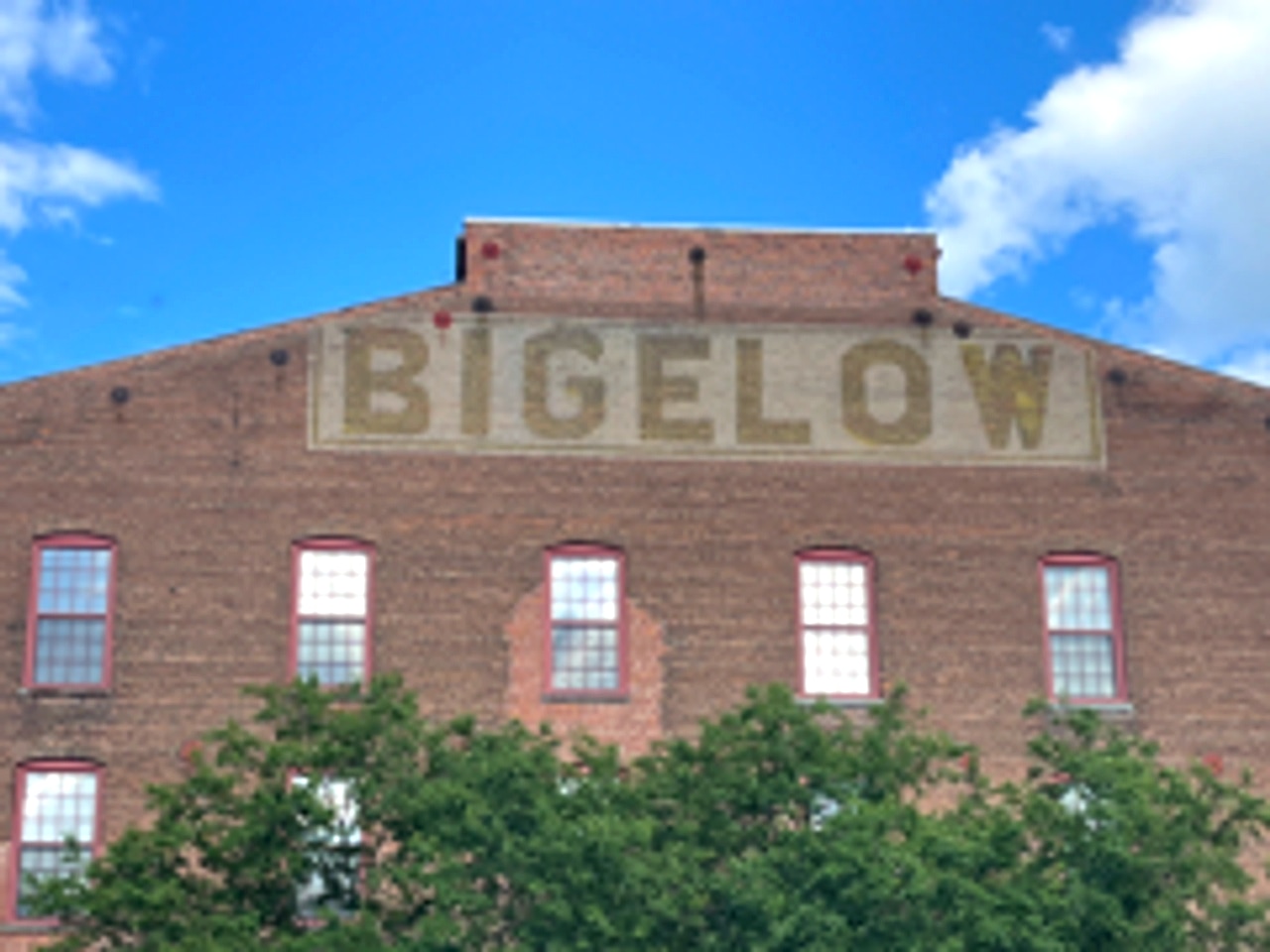 Historic Bigelow-Hartford carpet mill in Thompsonville Enfield Connecticut