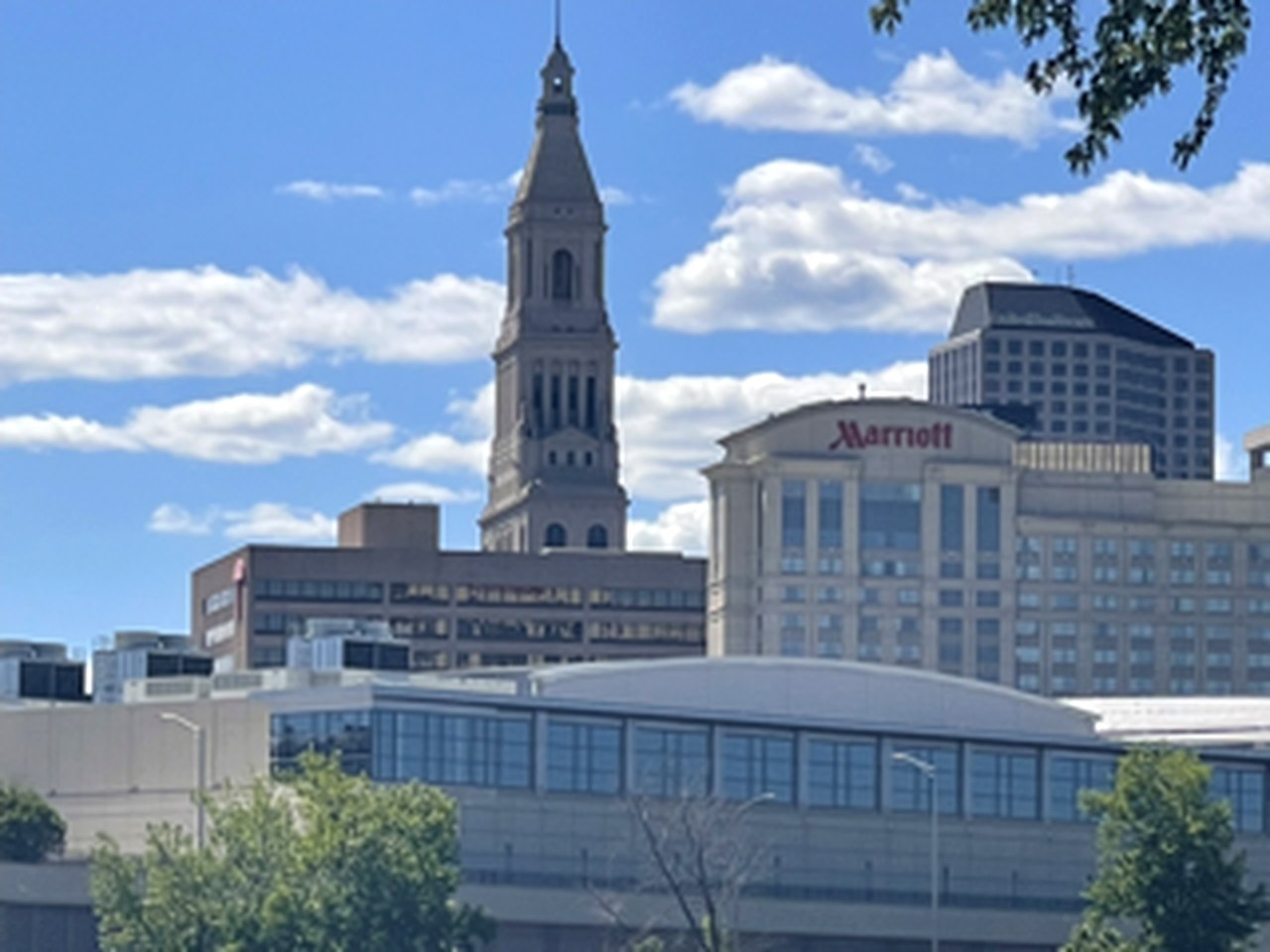 Hartford, Connecticut skyline and riverfront